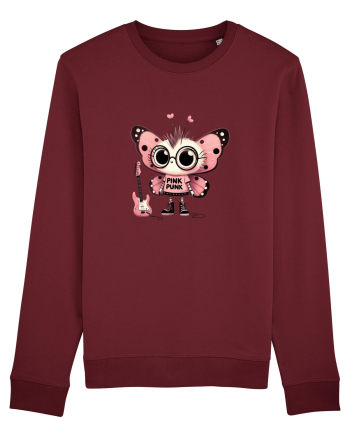 Pink Punk -butterfly 1 Burgundy