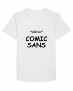 Comic Sans Mema Tricou mânecă scurtă guler larg Bărbat Skater