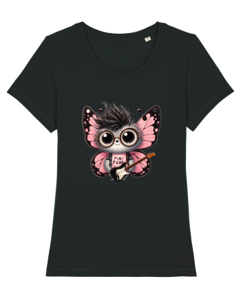 Pink Punk -butterfly 2 Black