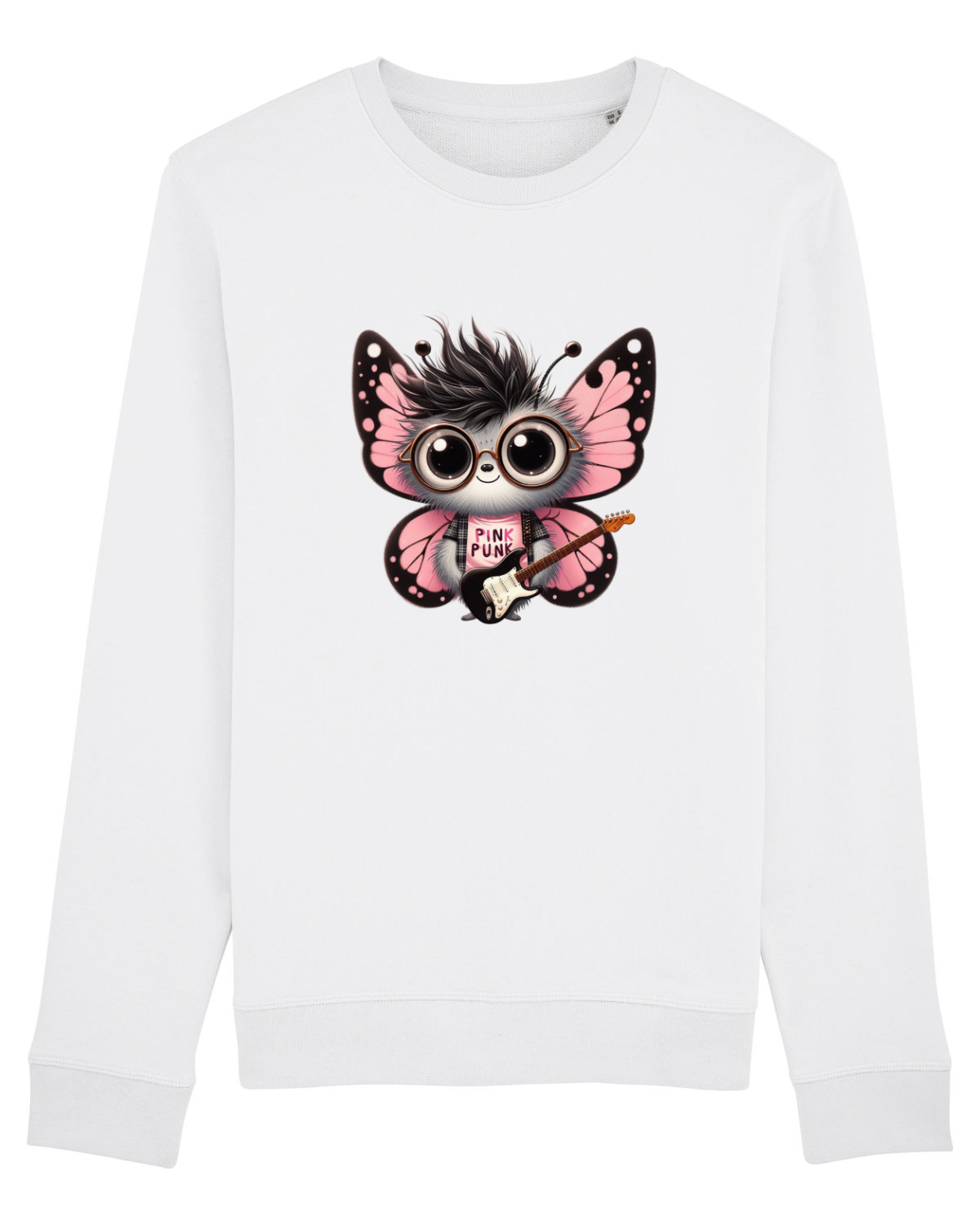 Bluză mânecă lungă Unisex Rise White