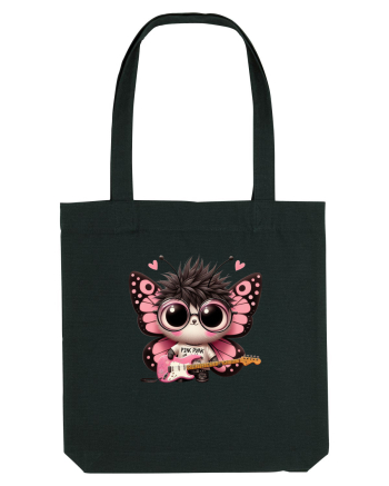 Pink Punk -butterfly 3 Black