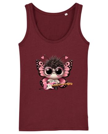 Pink Punk -butterfly 3 Burgundy