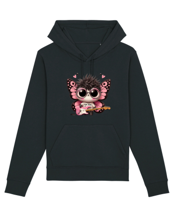 Pink Punk -butterfly 3 Black