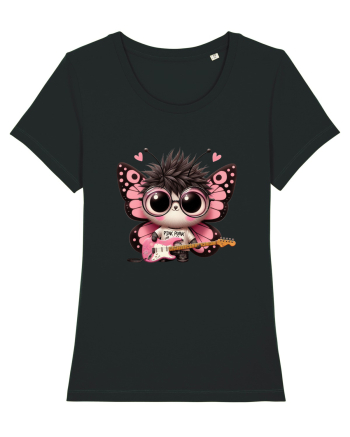 Pink Punk -butterfly 3 Black