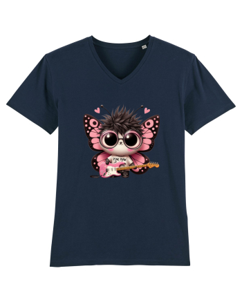 Pink Punk -butterfly 3 French Navy