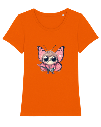 Pink Punk -butterfly 4 Bright Orange