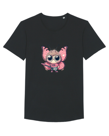 Pink Punk -butterfly 4 Black