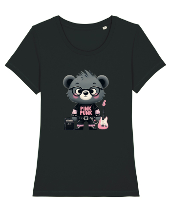 Pink Punk -gray bear 1 Black