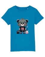 Pink Punk -gray bear 1 Tricou mânecă scurtă  Copii Mini Creator