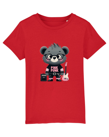 Pink Punk -gray bear 1 Red
