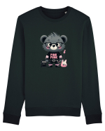 Pink Punk -gray bear 1 Bluză mânecă lungă Unisex Rise