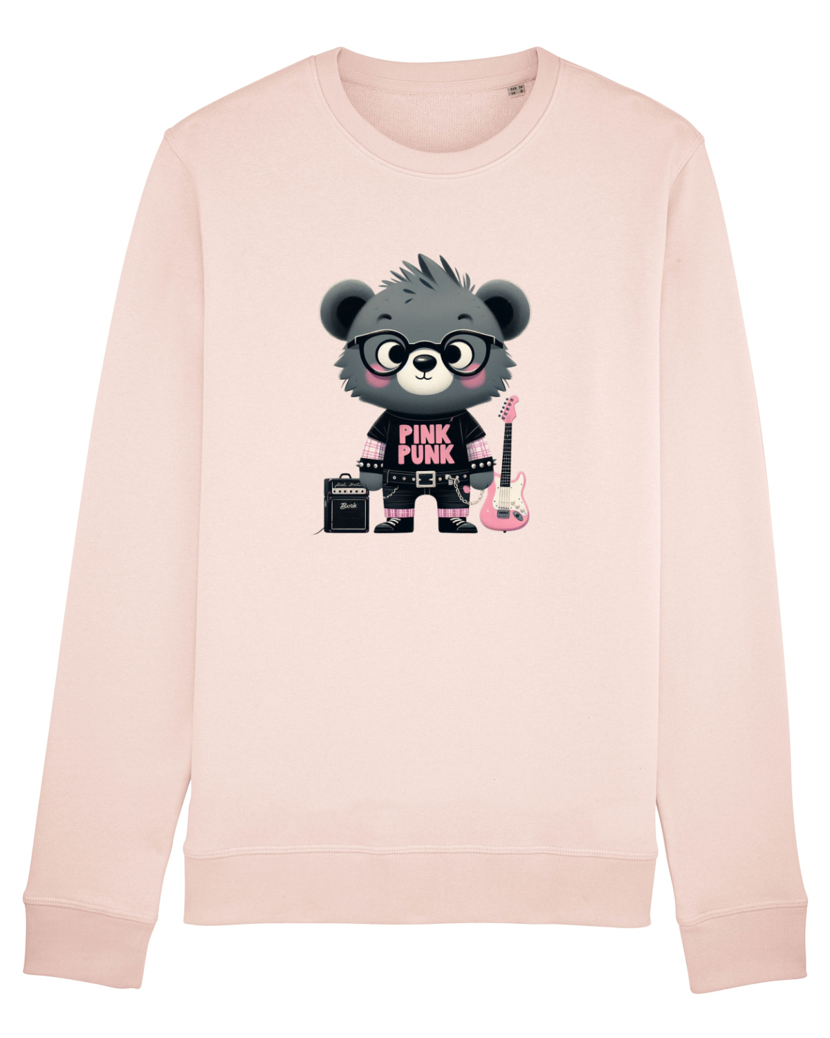 Bluză mânecă lungă Unisex Rise Candy Pink