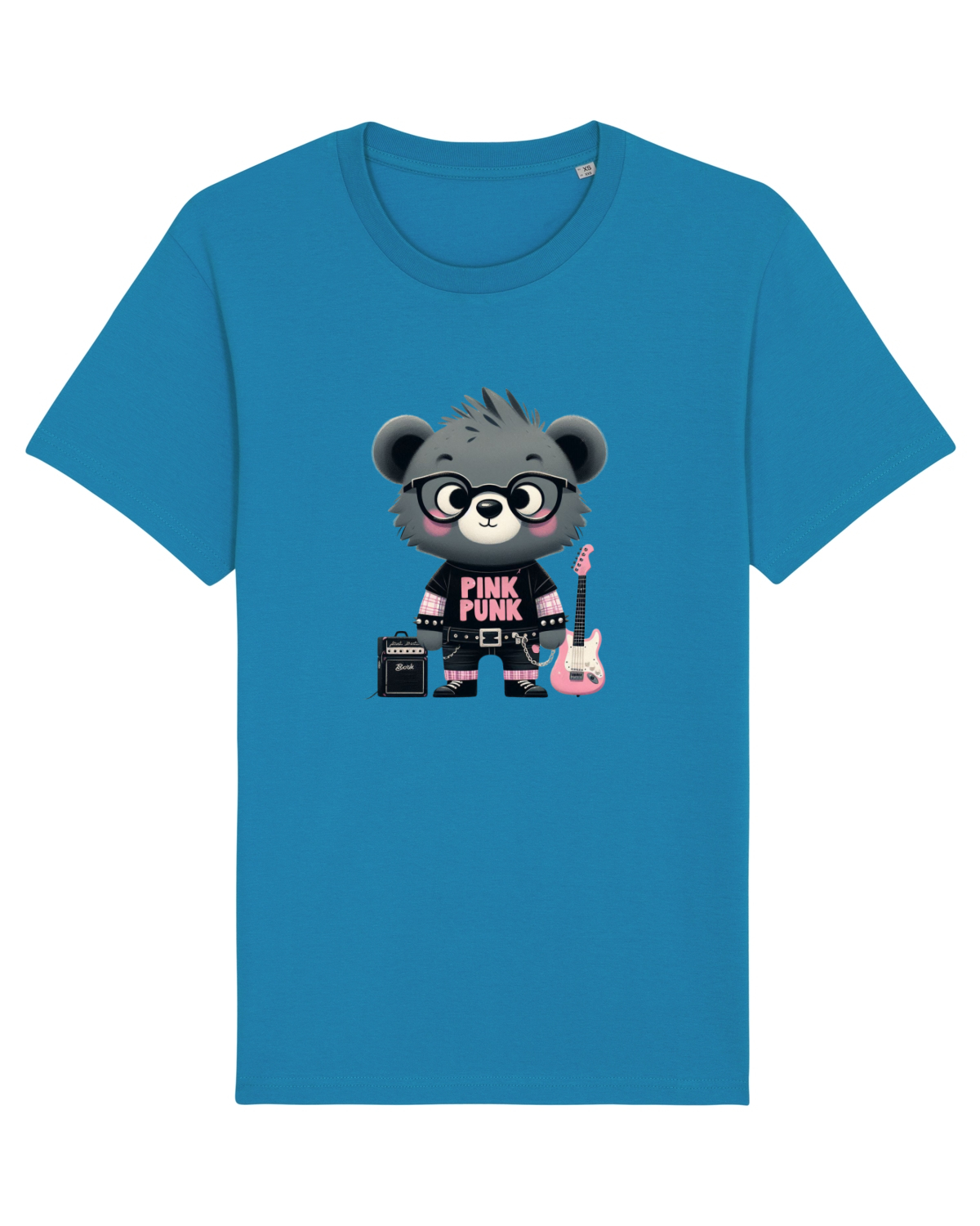 Tricou mânecă scurtă Unisex Rocker Azur