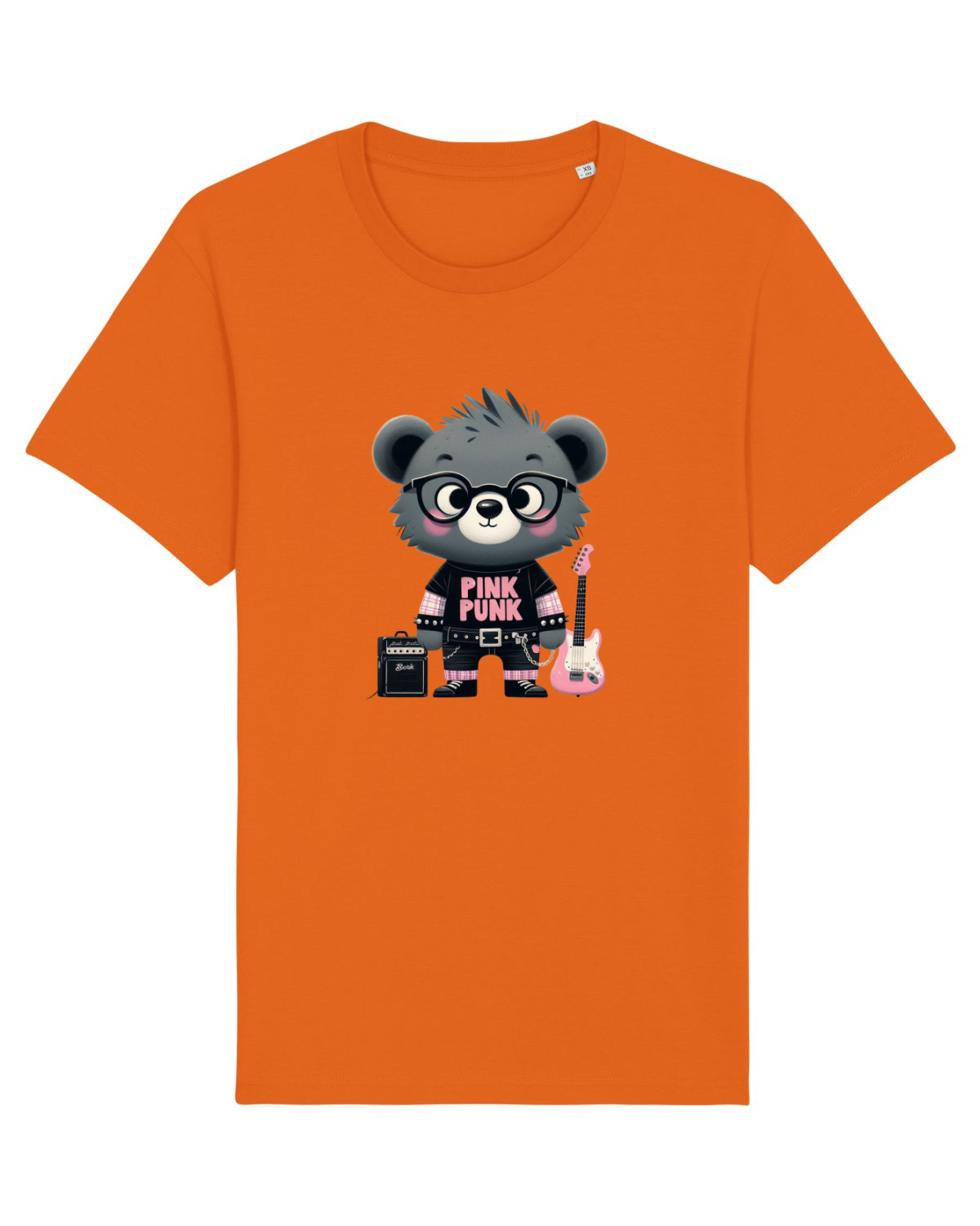Tricou mânecă scurtă Unisex Rocker Bright Orange