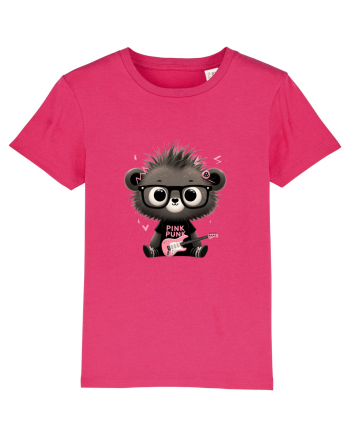 Pink Punk -gray bear 2 Raspberry