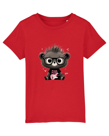 Pink Punk -gray bear 2 Red