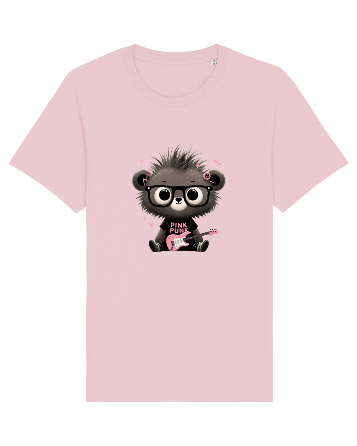 Tricou mânecă scurtă Unisex Rocker Cotton Pink