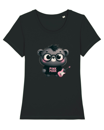 Pink Punk -gray bear 3 Black