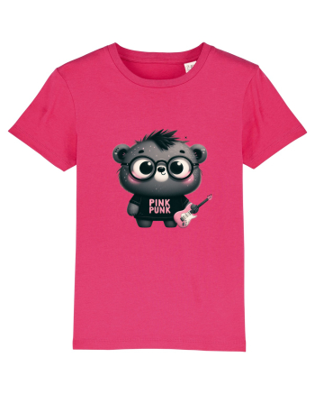 Pink Punk -gray bear 3 Raspberry