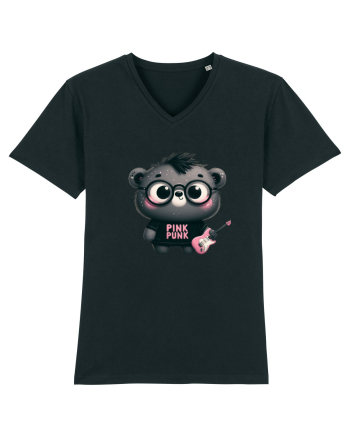 Pink Punk -gray bear 3 Black