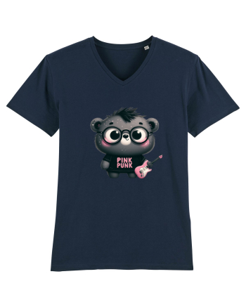Pink Punk -gray bear 3 French Navy