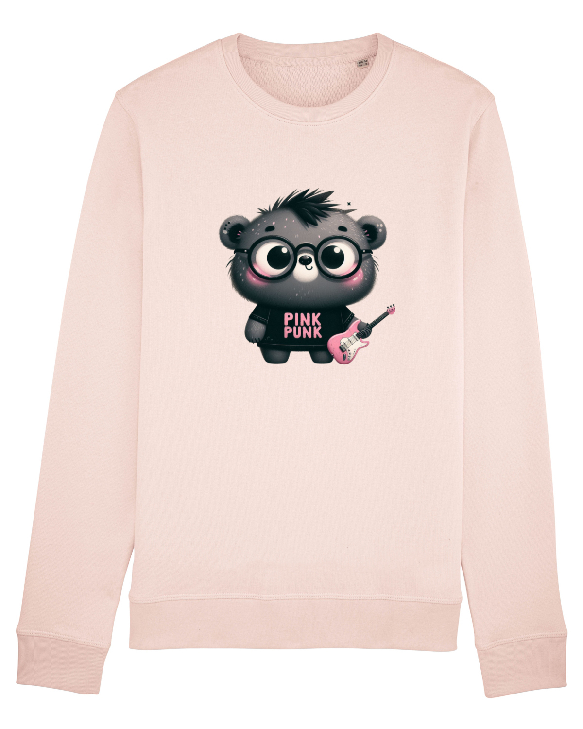 Bluză mânecă lungă Unisex Rise Candy Pink