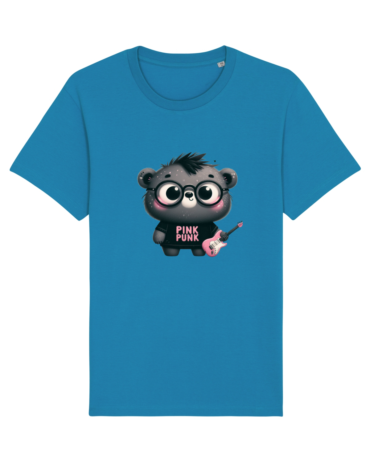 Tricou mânecă scurtă Unisex Rocker Azur