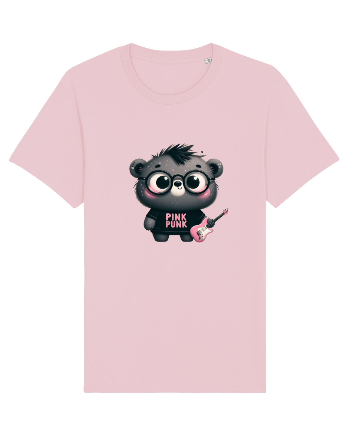 Tricou mânecă scurtă Unisex Rocker Cotton Pink