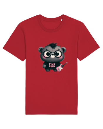Pink Punk -gray bear 3 Red