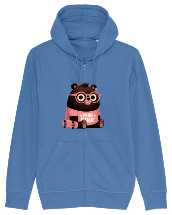 Pink Punk -gray bear 4 Bright Blue