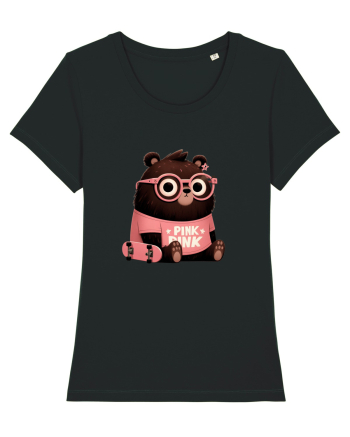 Pink Punk -gray bear 4 Black