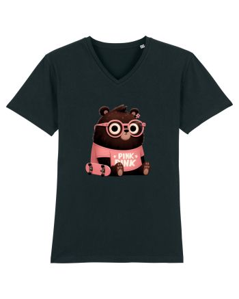 Pink Punk -gray bear 4 Black
