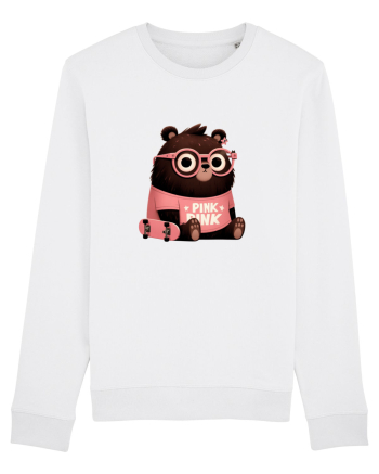 Pink Punk -gray bear 4 White