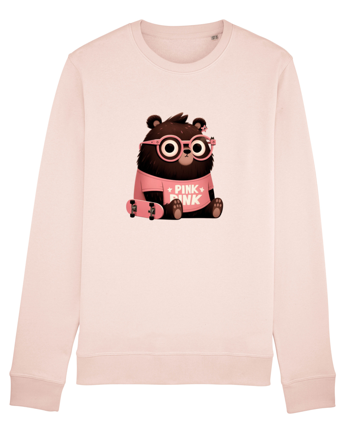 Bluză mânecă lungă Unisex Rise Candy Pink