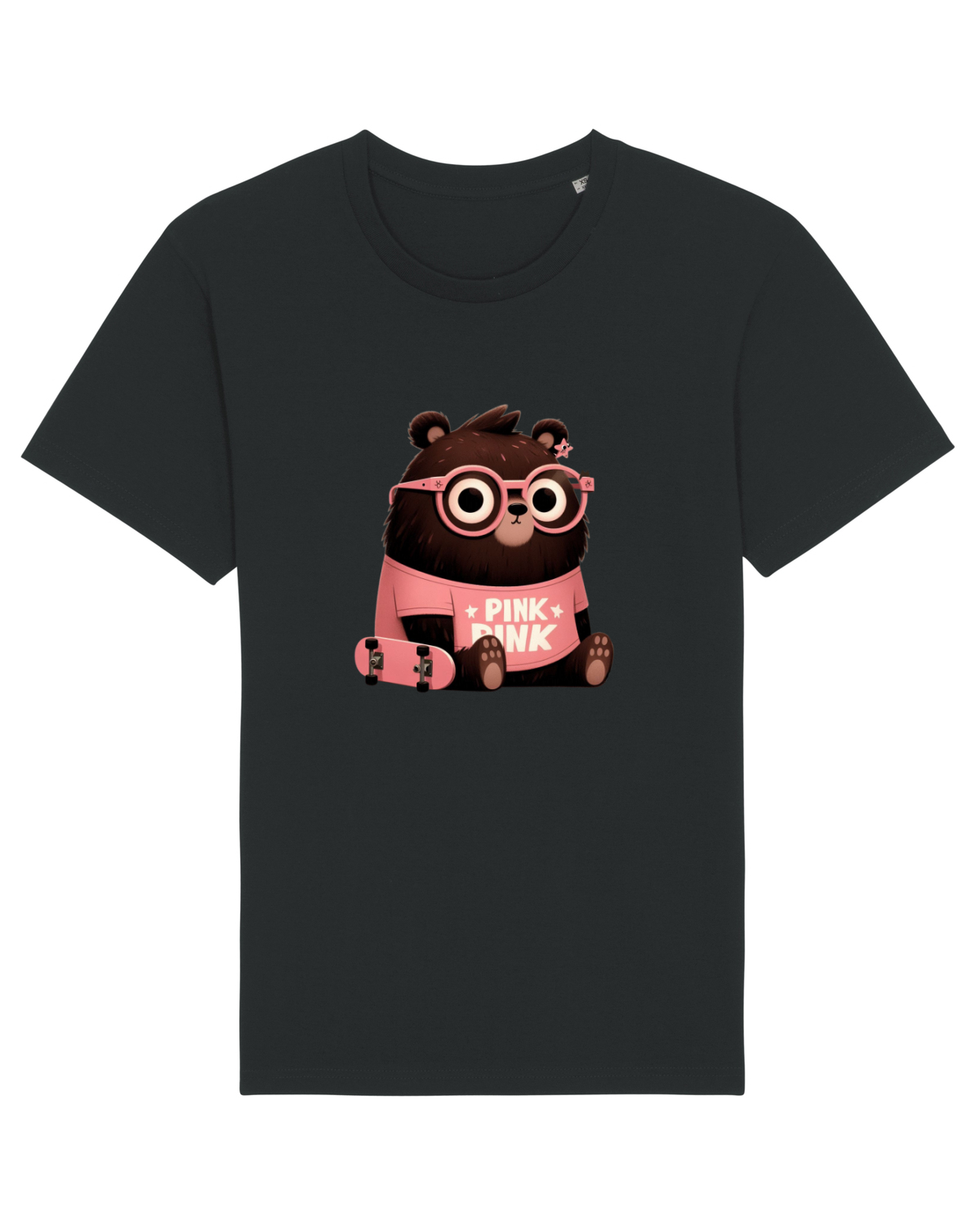 Tricou mânecă scurtă Unisex Rocker Black