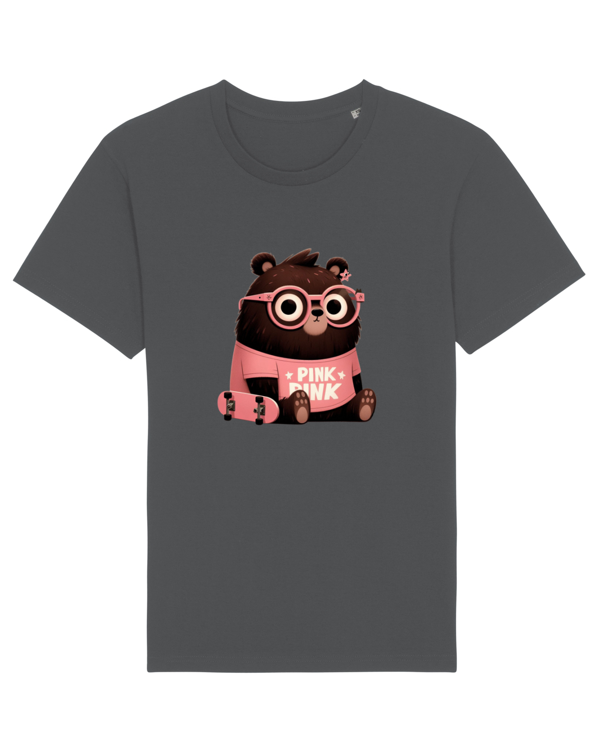 Tricou mânecă scurtă Unisex Rocker Anthracite
