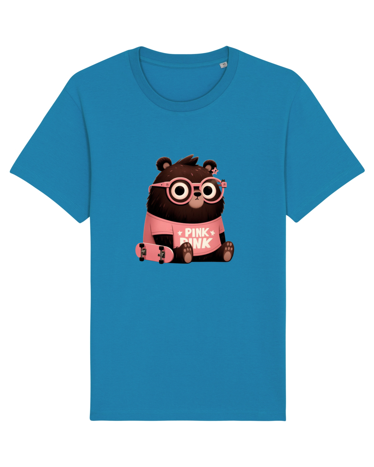 Tricou mânecă scurtă Unisex Rocker Azur