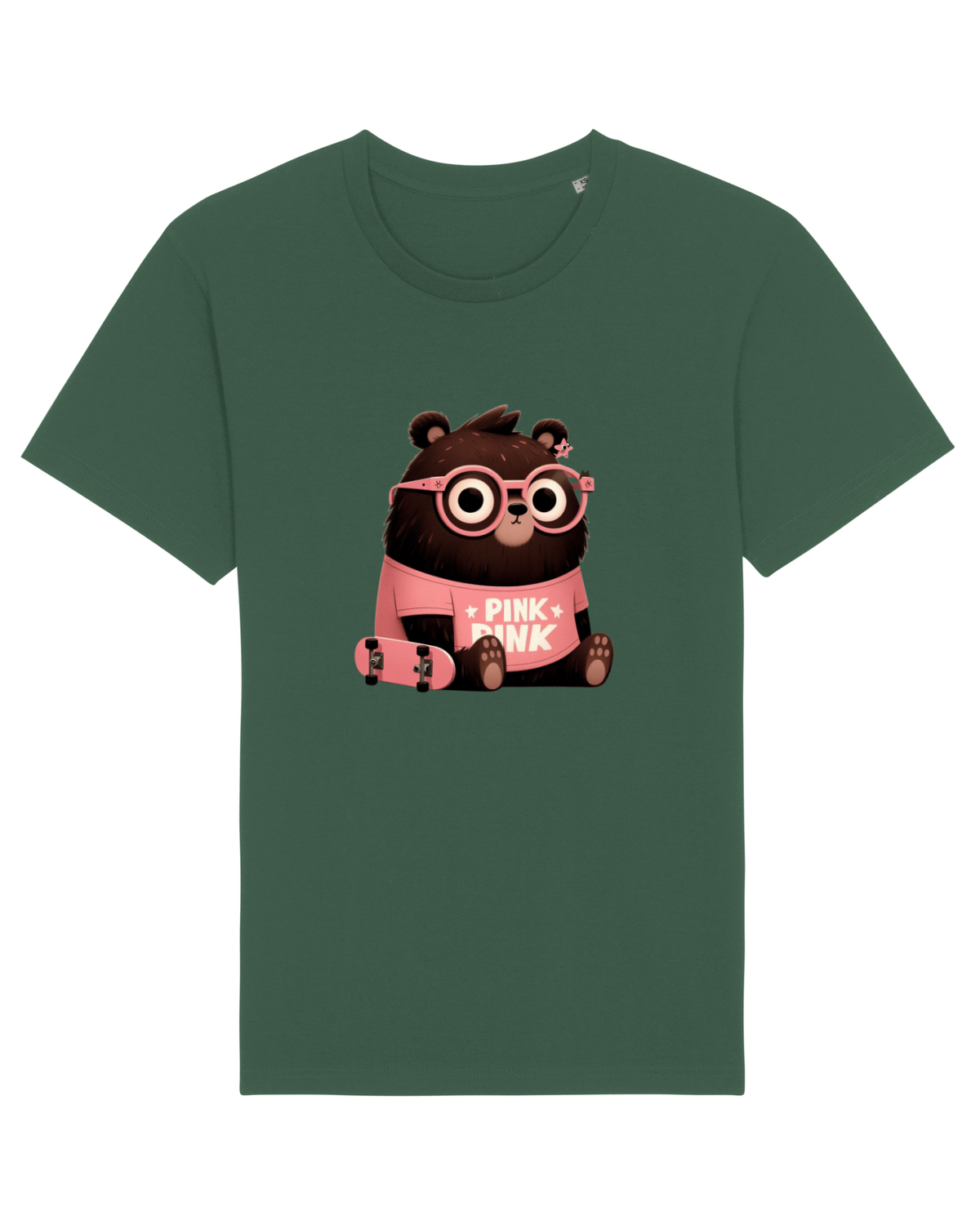 Tricou mânecă scurtă Unisex Rocker Bottle Green