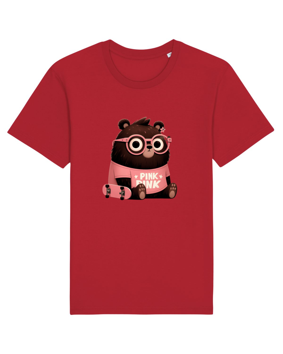 Tricou mânecă scurtă Unisex Rocker Red