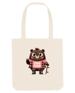 Pink Punk -gray bear 5 Sacoșă textilă