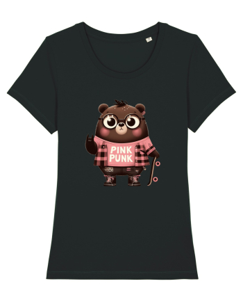 Pink Punk -gray bear 5 Black