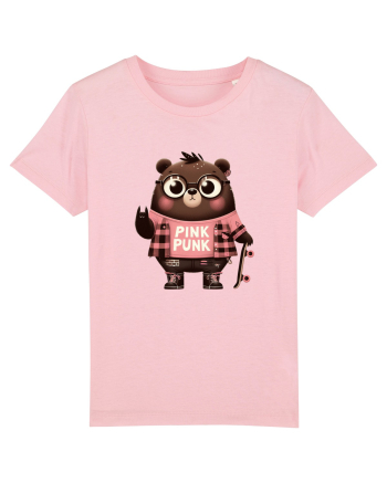 Pink Punk -gray bear 5 Cotton Pink
