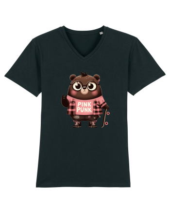 Pink Punk -gray bear 5 Black