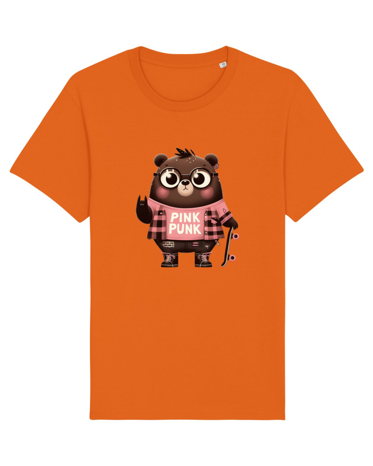 Tricou mânecă scurtă Unisex Rocker Bright Orange