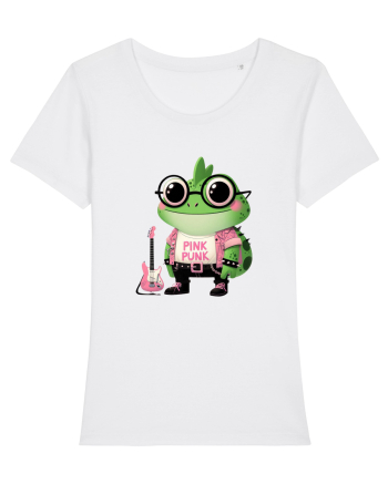 Pink Punk -green toad 1 White