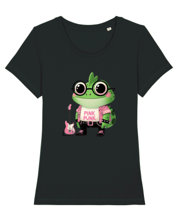 Pink Punk -green toad 1 Black