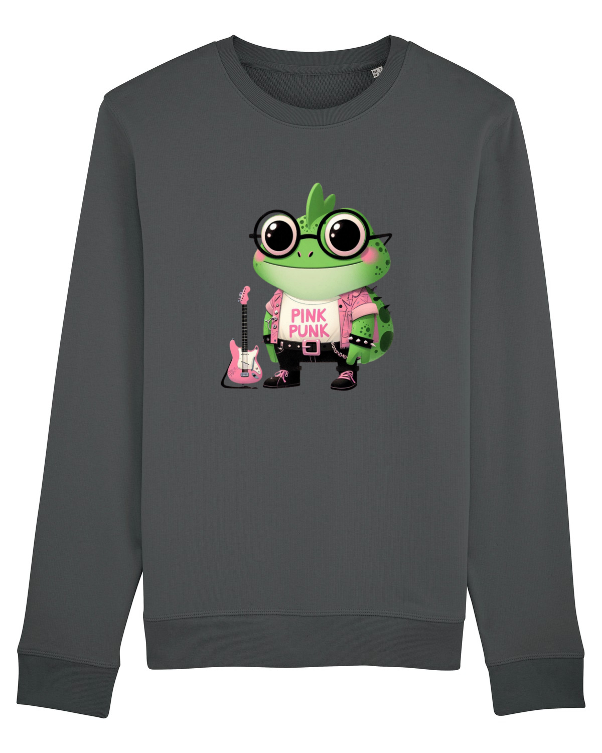 Bluză mânecă lungă Unisex Rise Anthracite