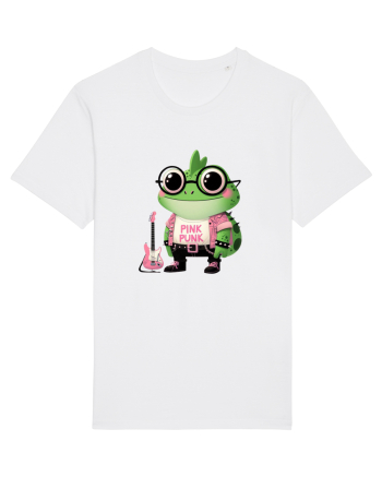 Pink Punk -green toad 1 White
