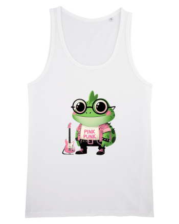 Pink Punk -green toad 1 White