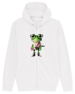 Pink Punk -green toad 2 Hanorac cu fermoar Unisex Connector